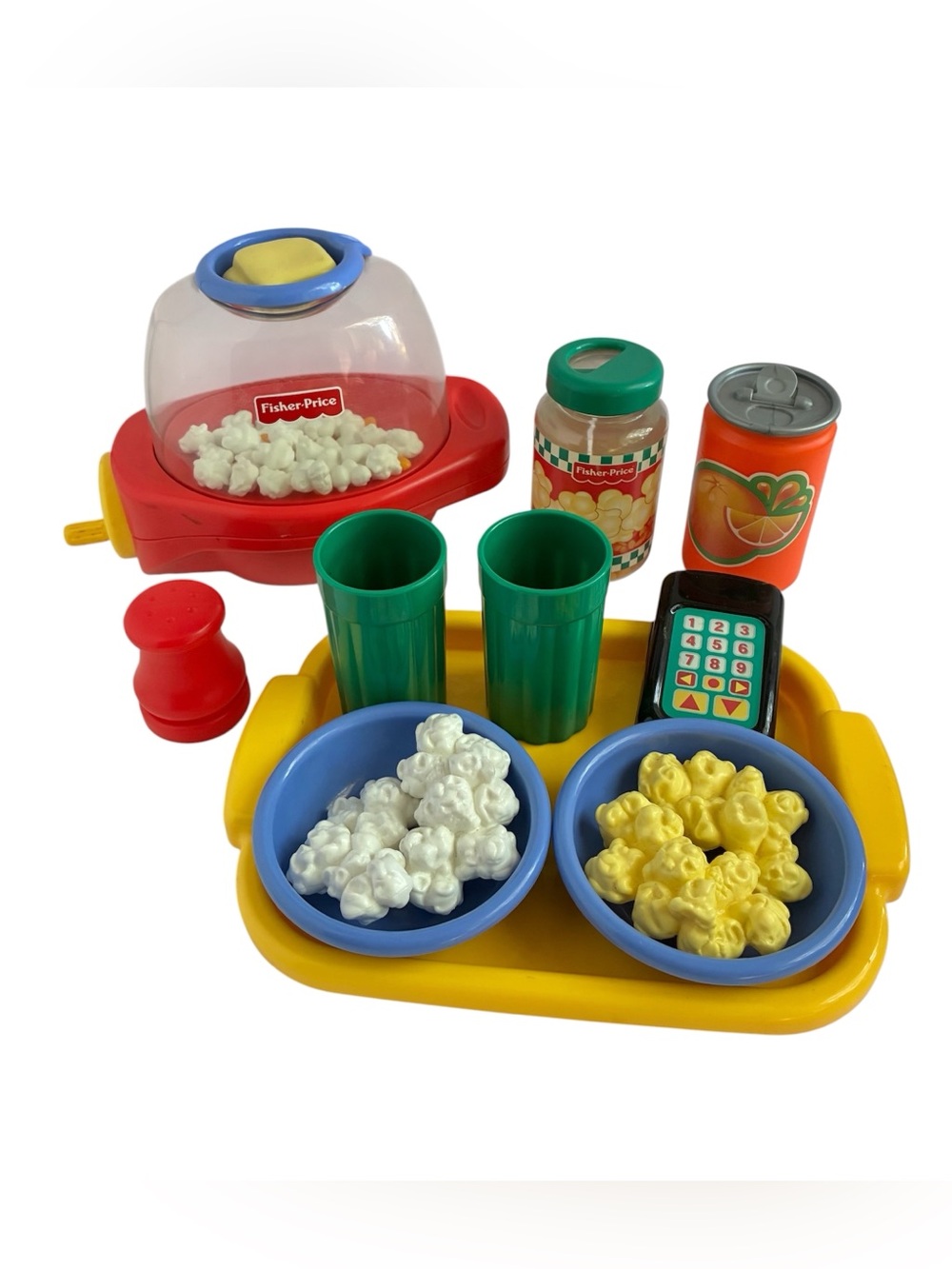 Vintage Fisher Price Fun with Food Poppity Popcorn Party Playset